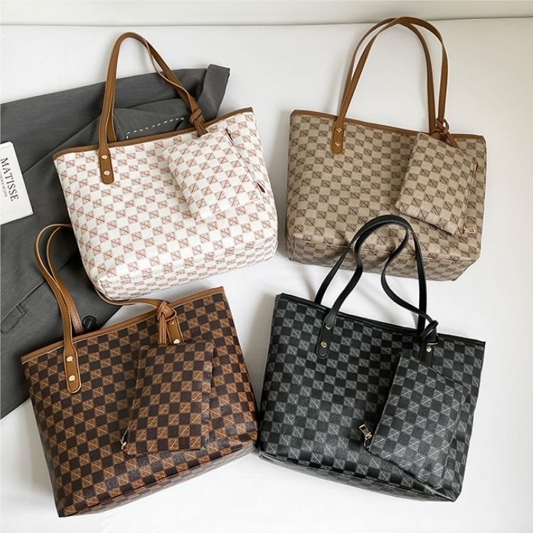 Retro Large Capacity Tote Shoulder Bag - Image 2
