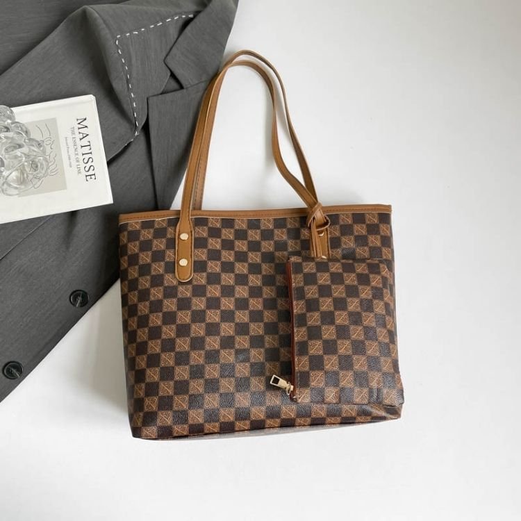 Retro Large Capacity Tote Shoulder Bag - Image 5