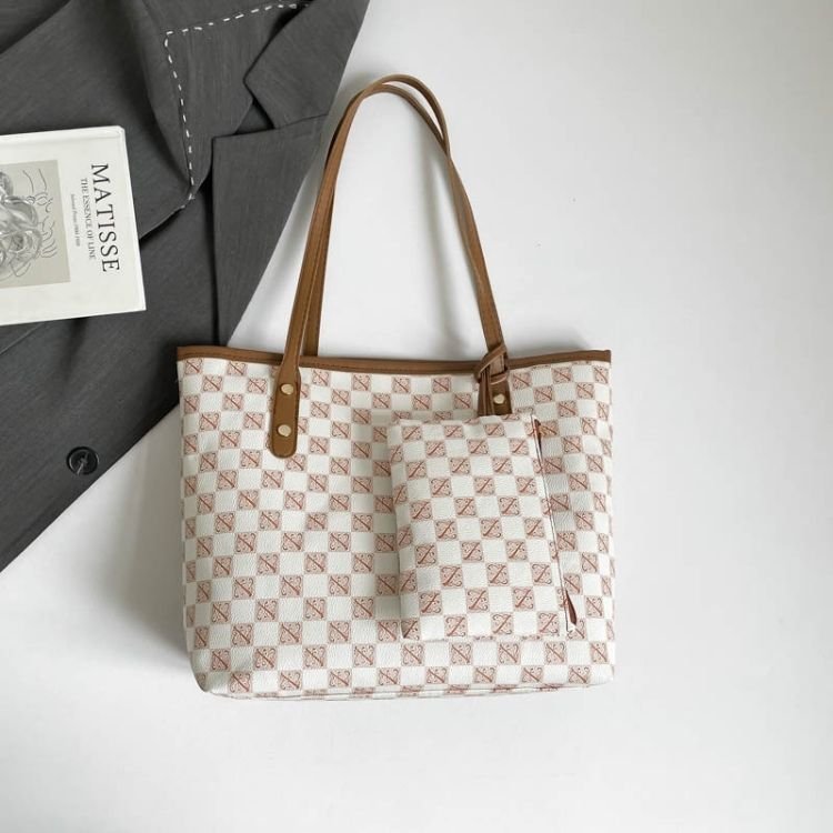 Retro Large Capacity Tote Shoulder Bag - Image 6