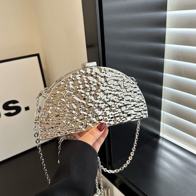 Metal Shell Evening Crossbody Bag - Image 15