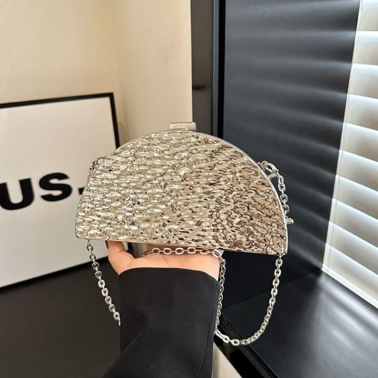Metal Shell Evening Crossbody Bag - Image 16