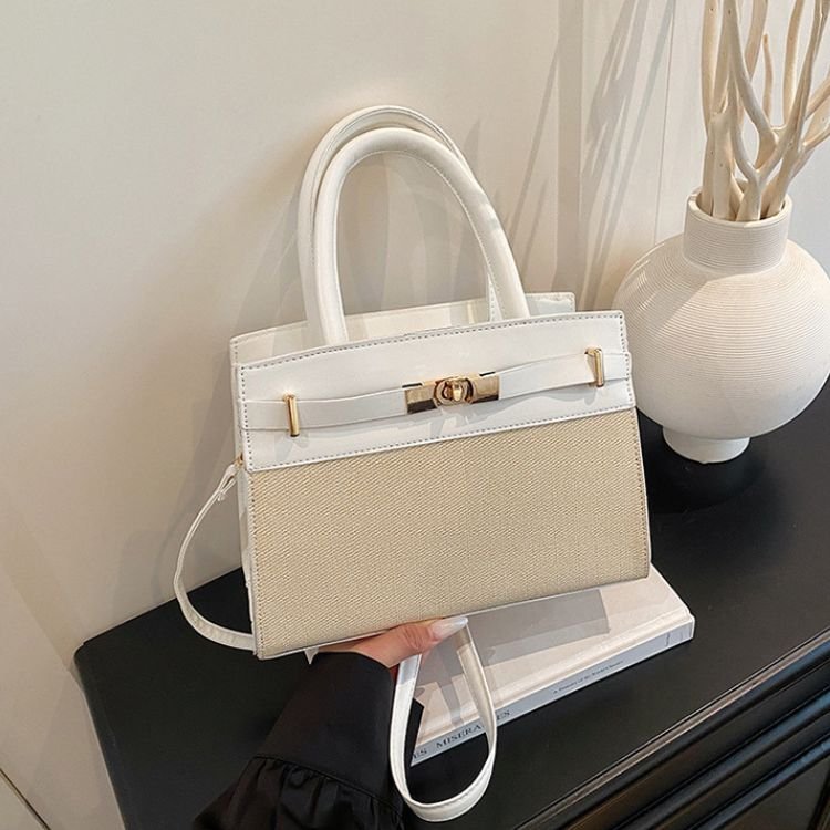 Elegant Color Block Shoulder Bag - Image 6