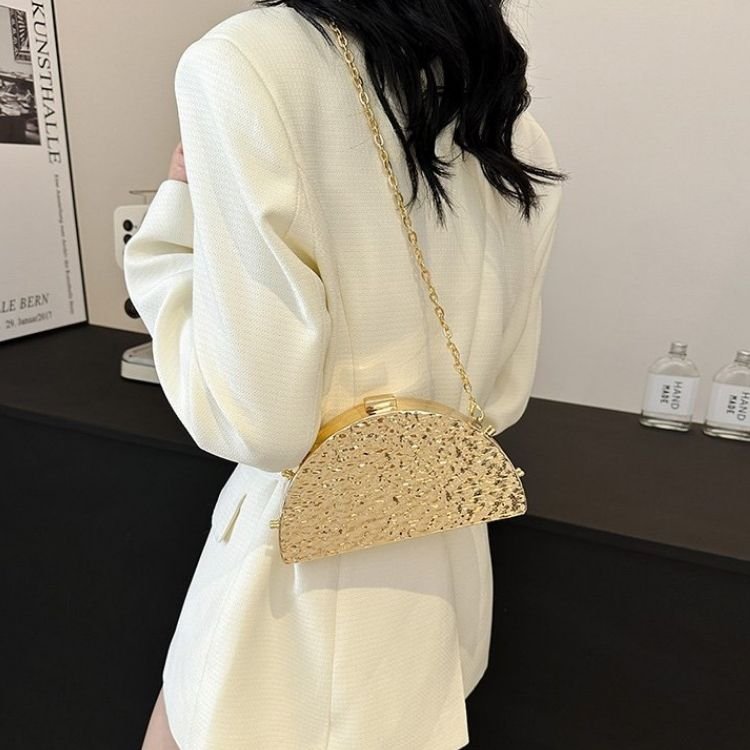 Metal Shell Evening Crossbody Bag - Image 19