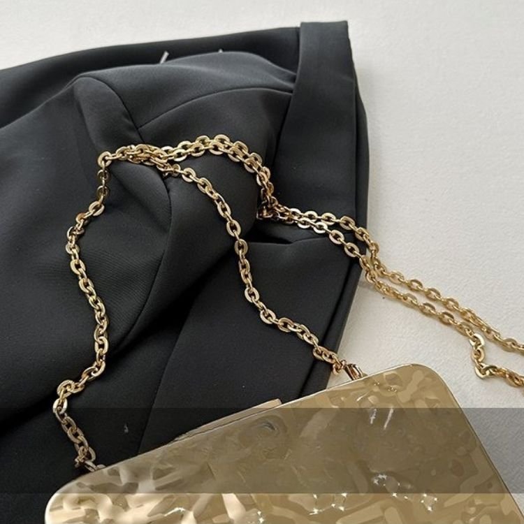 Metal Shell Evening Crossbody Bag - Image 2