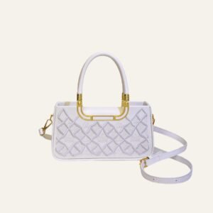 Elegant Diamond-Pattern Shoulder Handbag