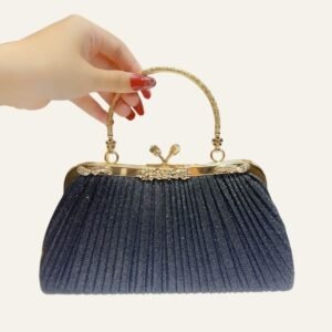 Pleated Banquet Handbag