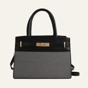 Elegant Color Block Shoulder Bag