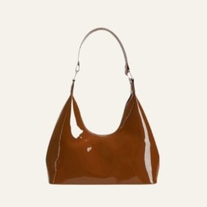 Glossy Underarm Shoulder Bag