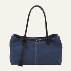 Vintage Denim Tote Shoulder Bag