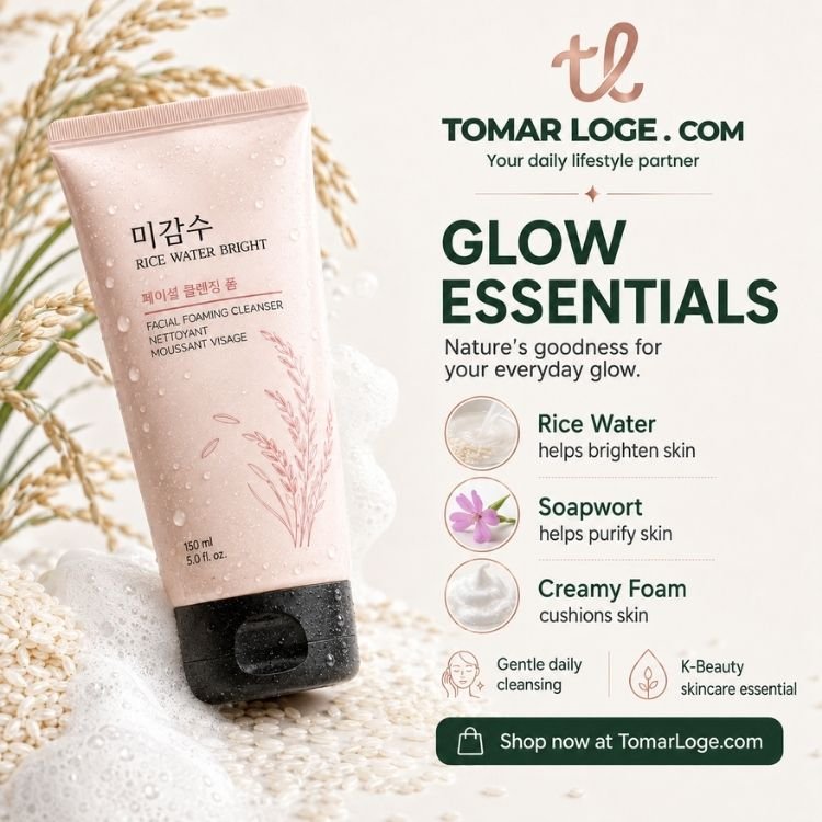 The Face Shop Rice Water Bright Facial Foaming Cleanser 150ml - Image 4